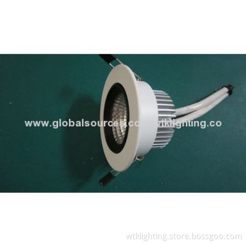 LED 3W COB Downlight, Non-dimmable or Dimmable, 110lm/W Luminous Efficacy with CE Mark